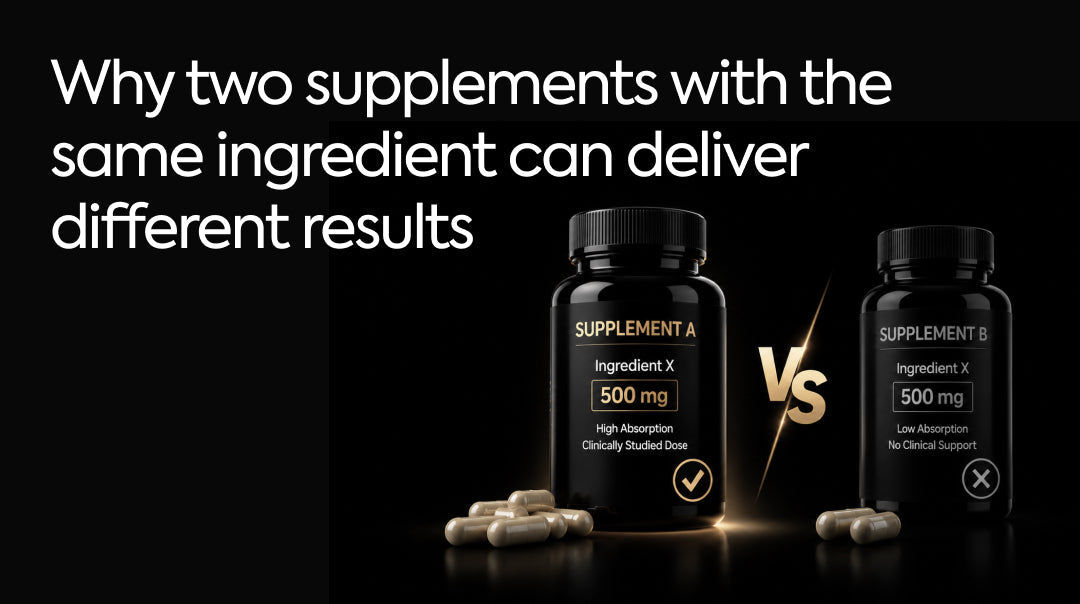 Why Two Supplements with the Same Ingredient Can Deliver Different Results