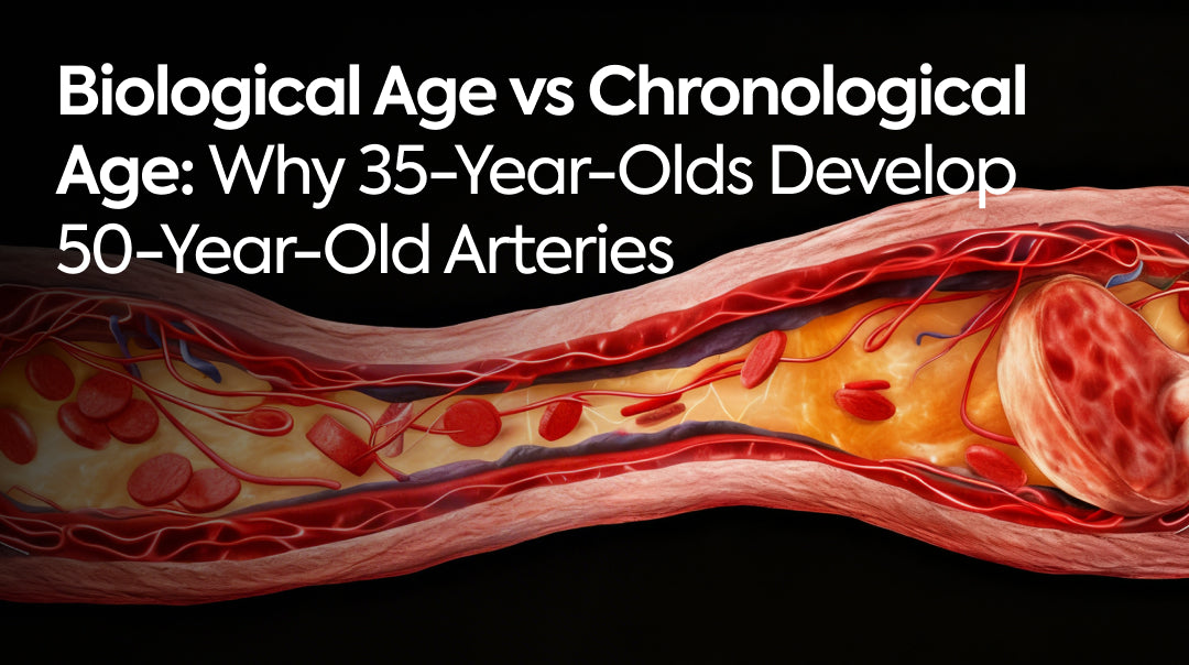Biological Age vs Chronological Age: Why 35-Year-Olds Develop 50-Year-Old Arteries