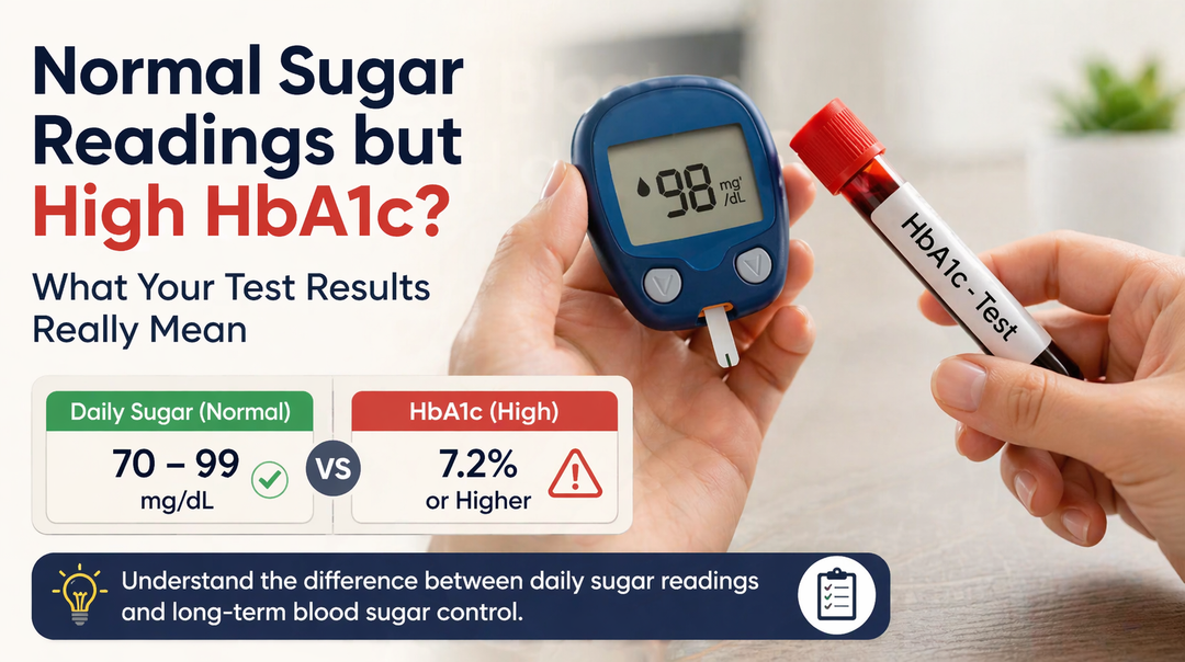 Normal Sugar Readings but High HbA1c? What Your Test Results Really Mean
