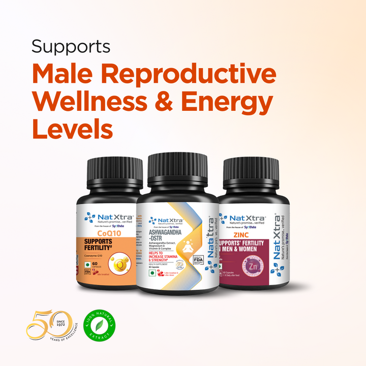 CoQ10, Ashwagandha & Zinc