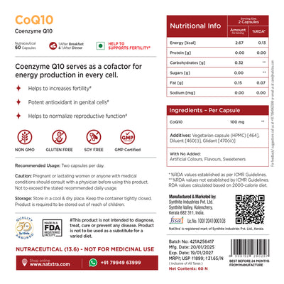 CoQ10 - Help Improve Sperm Health