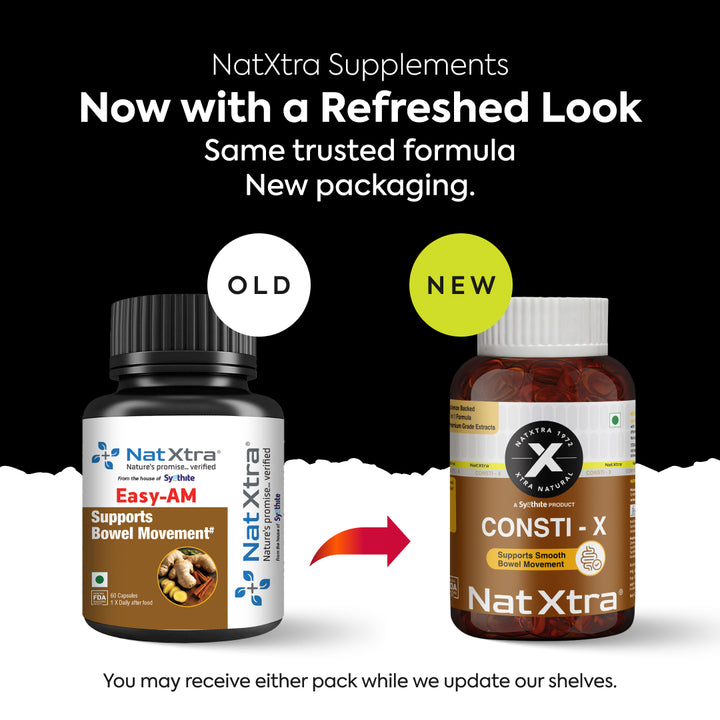 Consti-X (30 Capsules) - Support Healthy Bowel Movement