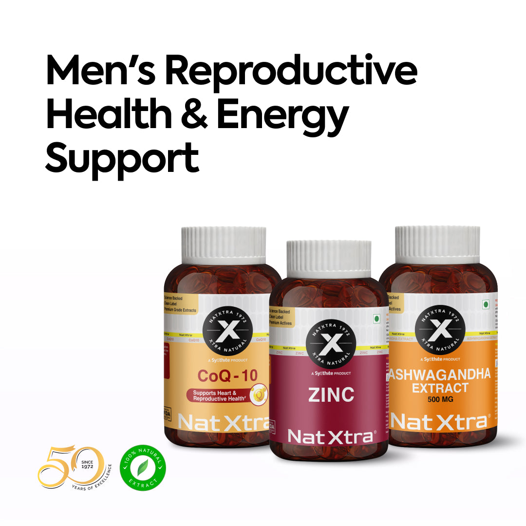 CoQ10, Ashwagandha Extract & Zinc