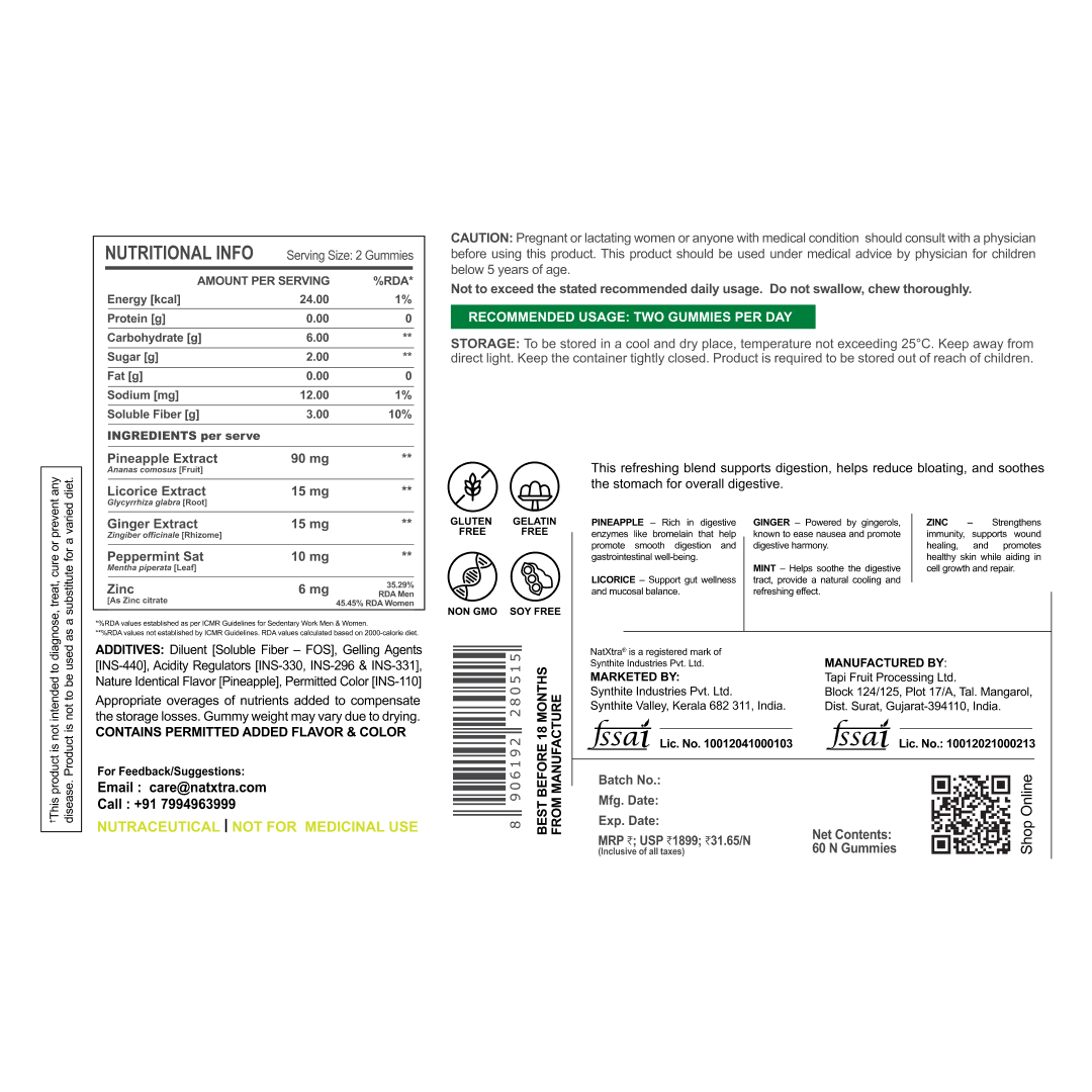 Gymne-Mag D & Gut Health Gummies