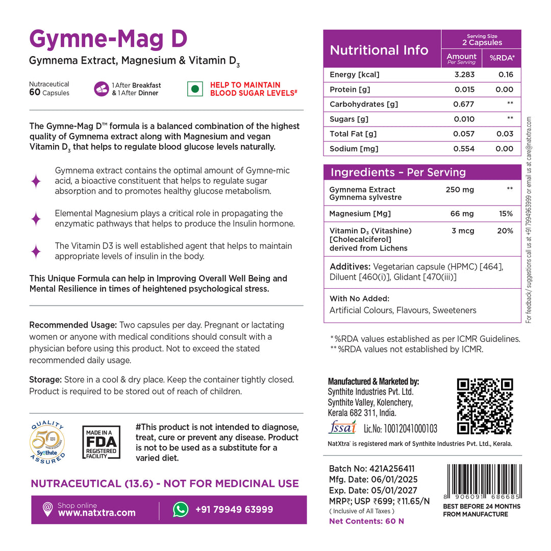Gymne-Mag D - Pack of 3